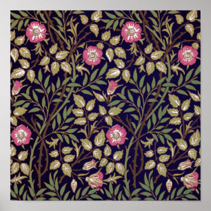 Affiches William Morris Briquet Floral Art nouveau