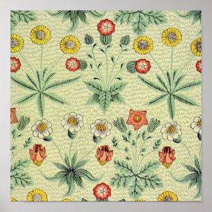 Affiches William Morris Daisy Floral Fond d'écran Motif