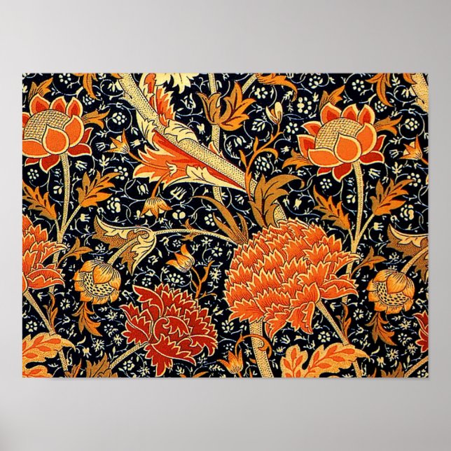 Affiches William Morris design, Cray (Devant)