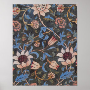 Affiches William Morris Evenlode Textile Art Floral