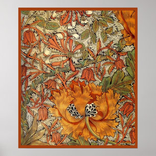Affiches William Morris Honeysuckle