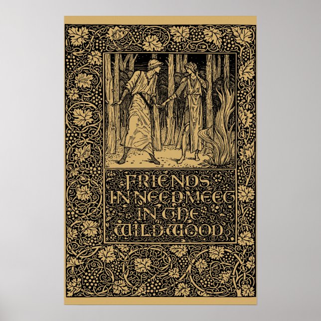 Affiches William Morris Kelmscott Press page 1896 (Devant)