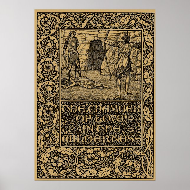 Affiches William Morris Kelmscott Press page 1896 (Devant)