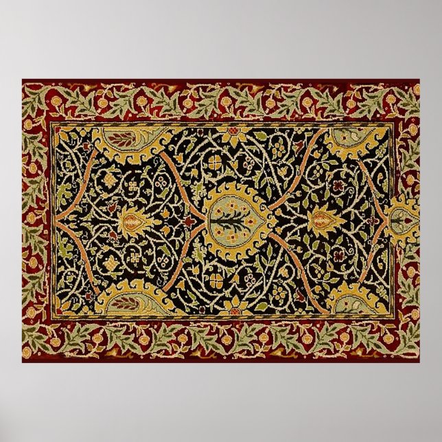 Affiches William Morris Persian Carpet (Devant)