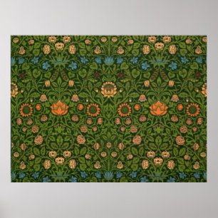 Affiches William Morris Violet and Columbine Art Rug