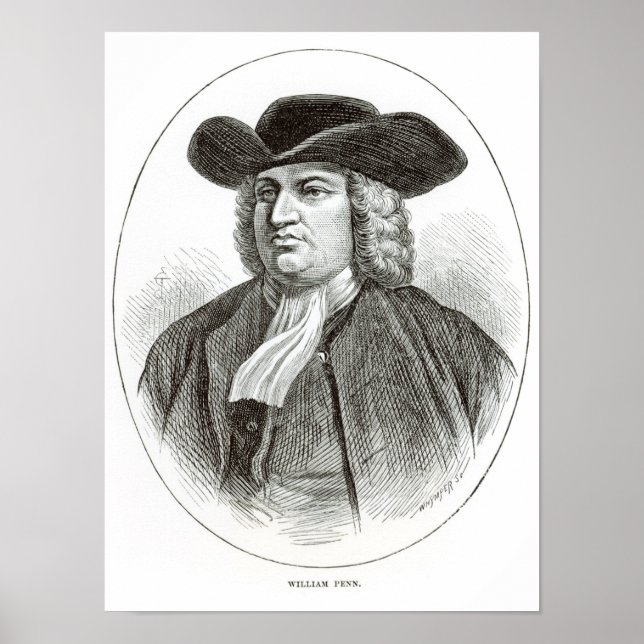 Affiches William Penn gravé par Josiah Wood Whymper (Devant)