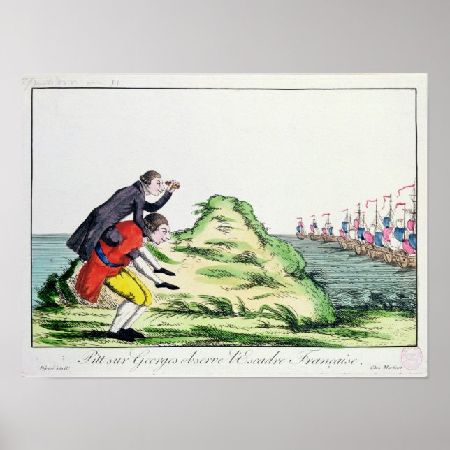 Affiches William Pitt Observateur de l'escadron français (Devant)