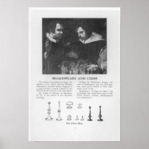 Affiches William Shakespeare et Ben Jonson