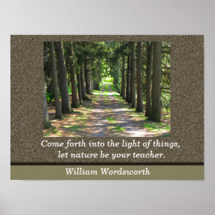 Affiches William Wordsworth quote - Art Print