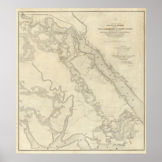 Affiches Williamsburg à la Maison Blanche (Devant)