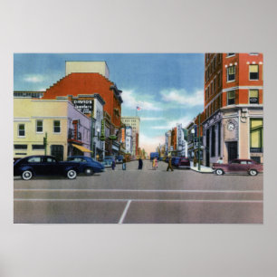 Affiches Wilmington North Carolina Front Street