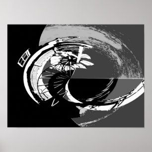 AFFICHES WINDMILL ABSTRAIT 2