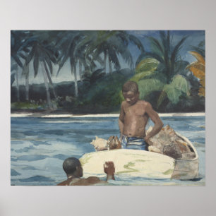 Affiches Winslow Homer - West India Divers