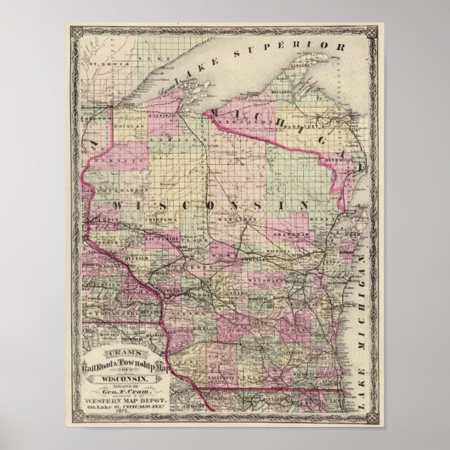 Affiches Wisconsin 8 (Devant)