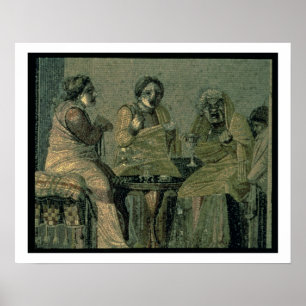 Affiches Wise woman and patients, from the Villa Cicero