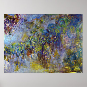 Affiches Wisteria (moitié droite) de Claude Monet