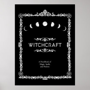 Affiches Witchcraft A Handbook of Magic Spells and Potions