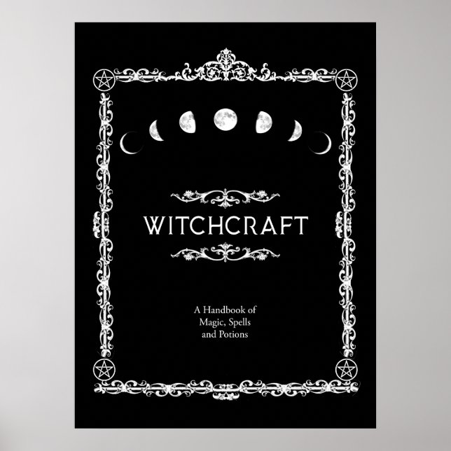 Affiches Witchcraft A Handbook of Magic Spells and Potions (Devant)