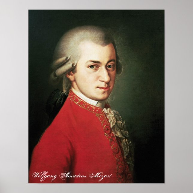 Affiches Wolfgang Amadeus Mozart (Devant)