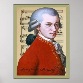 Affiches Wolfgang Amadeus Mozart