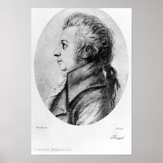 Affiches Wolfgang Amadeus Mozart (Devant)