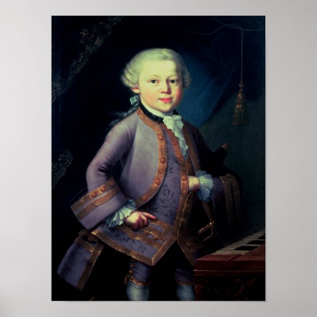 Affiches Wolfgang Amadeus Mozart, 1763 (Devant)