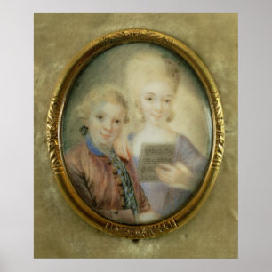 Affiches Wolfgang Amadeus Mozart et sa soeur