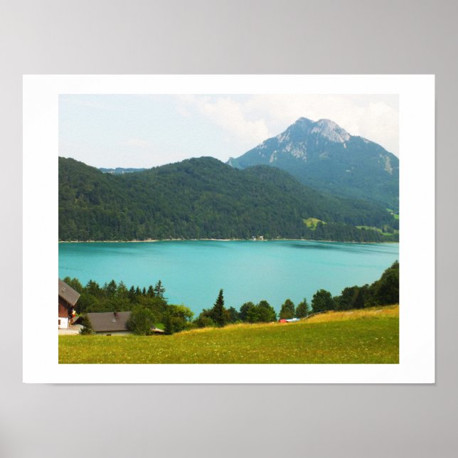 Affiches Wolfgangsee lake (Devant)