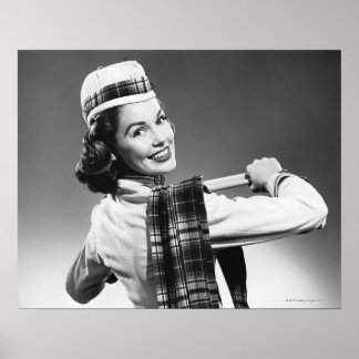 Affiches Woman in a Cap