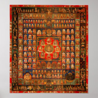 Affiches Womb Realm Mandala