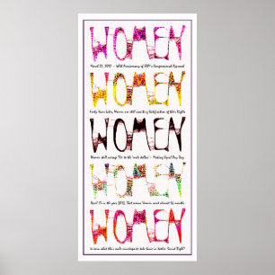 Affiches WOMEN 2012 - ERA 40th / Equal Pay Day