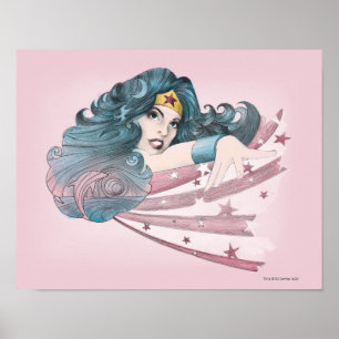 Affiches Wonder Woman Dolphin and Stripes