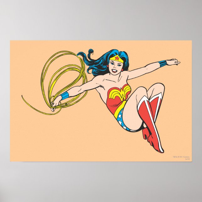 Affiches Wonder Woman Jumping (Devant)