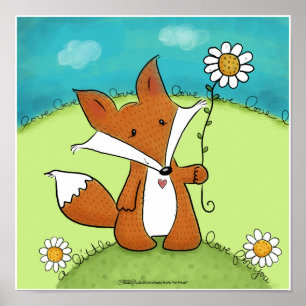 Affiches Woodland Fox Little Love for You