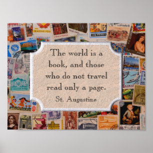 Affiches World is a Book - Art print