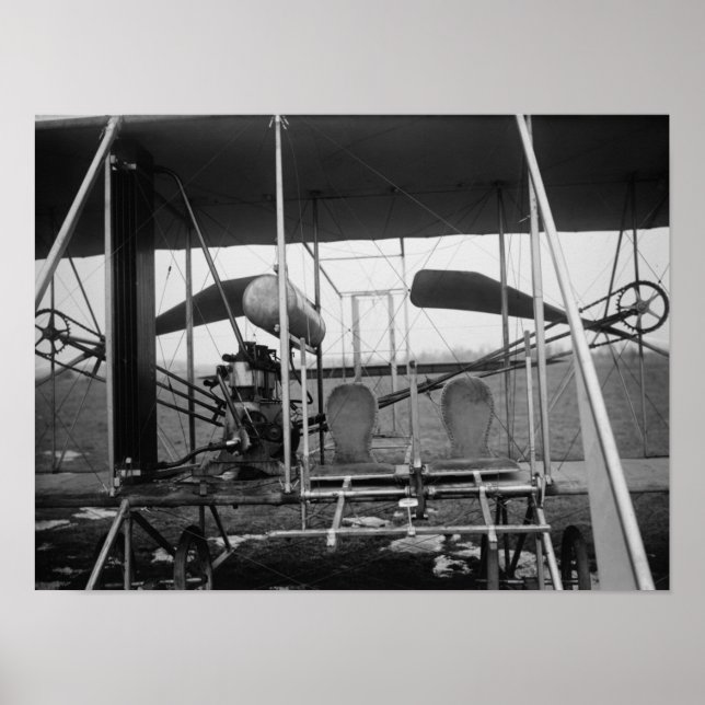 Affiches Wright Brothers Plane avec Pilot et (Devant)