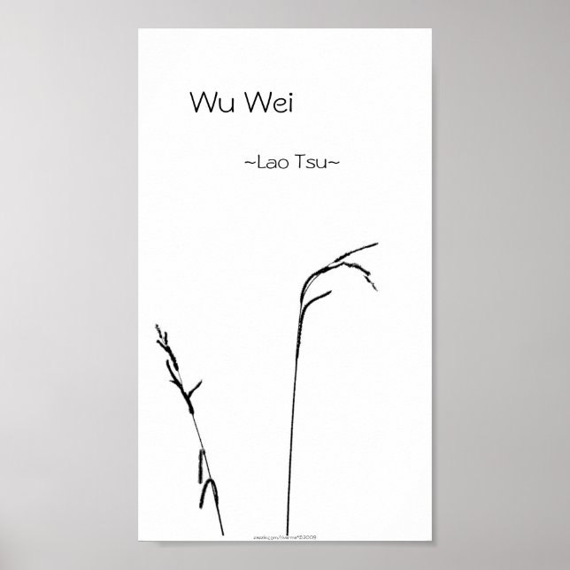 Affiches Wu Wei (Devant)