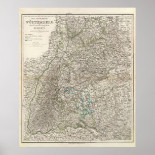 Affiches Wurtemberg, Baden