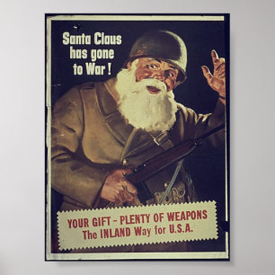 Affiches WW1 Père Noël
