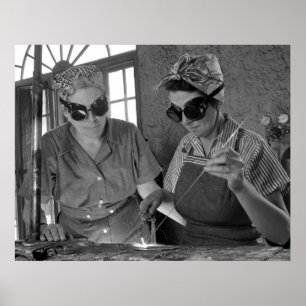 Affiches WW2 Women Welders: 1942