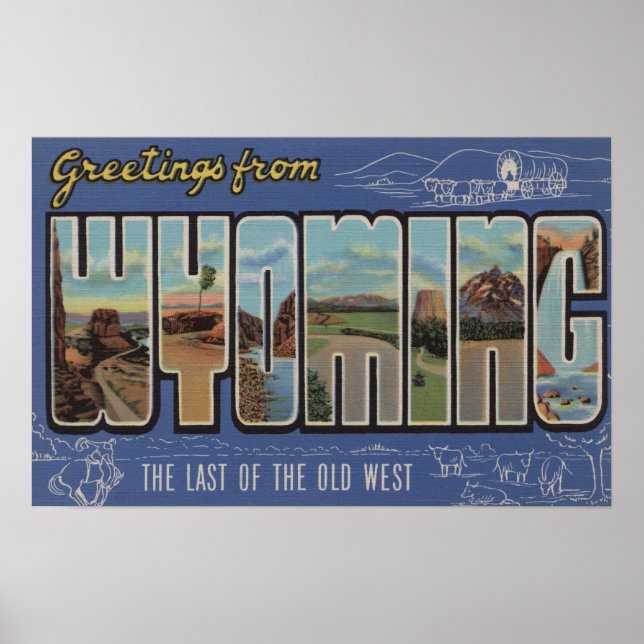 Affiches Wyoming (Last of the Old West) (Devant)