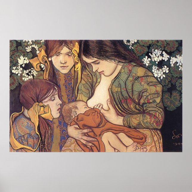 Affiches Wyspianski, maternité, 1905 (Devant)
