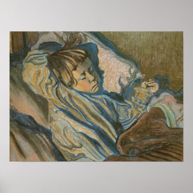 Affiches Wyspianski, Mietek Sleeping, 1902 (Devant)