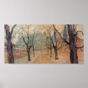 Affiches Wyspianski, parc Planty à Dawn, 1894