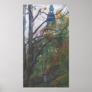 Affiches Wyspianski, vue de Vavel, 1894