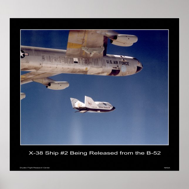 Affiches X-38 Navire n° 2 libéré du B-52 (Devant)