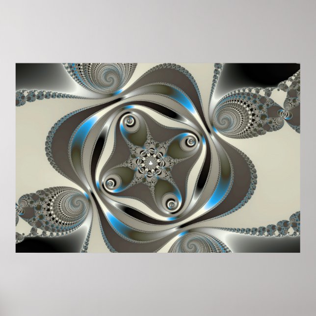 Affiches xChrome - Fractal (Devant)