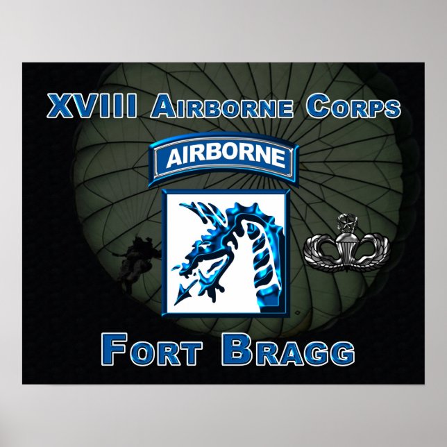 Affiches XVIII Airborne Corps (Devant)