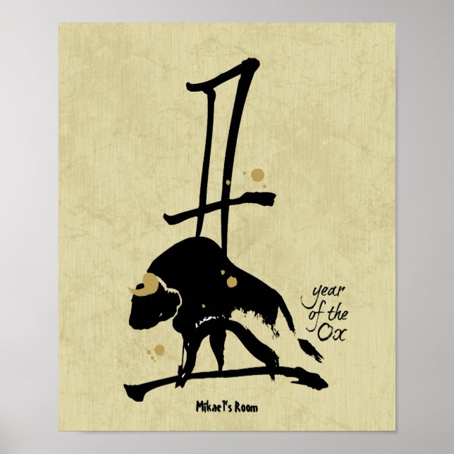 Affiches Year of the Ox (Devant)