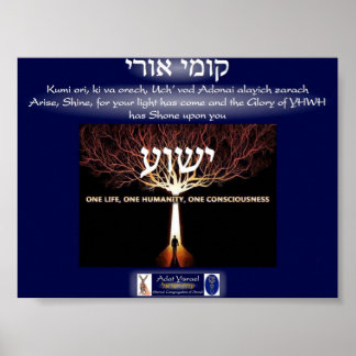 Affiches Yeshua l'arbre de vie